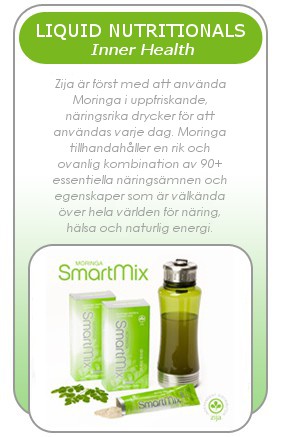 Zija r frst med att anvnda Moringa i uppfriskande, nringsrika drycker fr att anvndas varje dag. Moringa tillhandahller en rik och ovanlig kombination av 90+ essentiella nringsmnen och egenskaper som r vlknda ver hela vrlden fr nring, hlsa och naturlig energi.